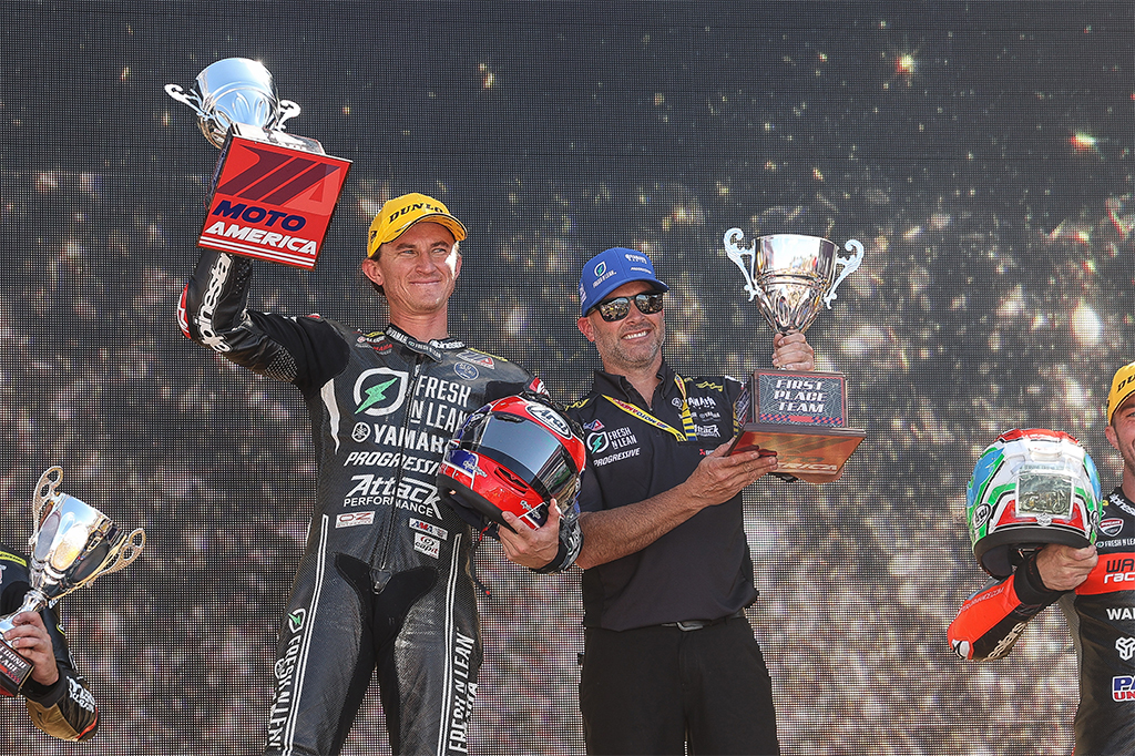 Fresh N Lean Progressive Yamaha Racing’s Jake Gagne scores 35th MotoAmericaSuperbike victory in Race 1 at Brainerd International Raceway