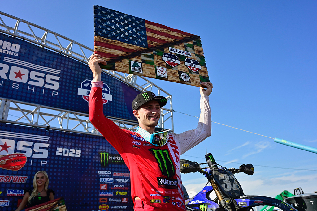 Monster Energy Yamaha Star Racing secures another double podium and wins both 250MX motos with Levi Kitchen and Justin Cooper at the Unadilla National