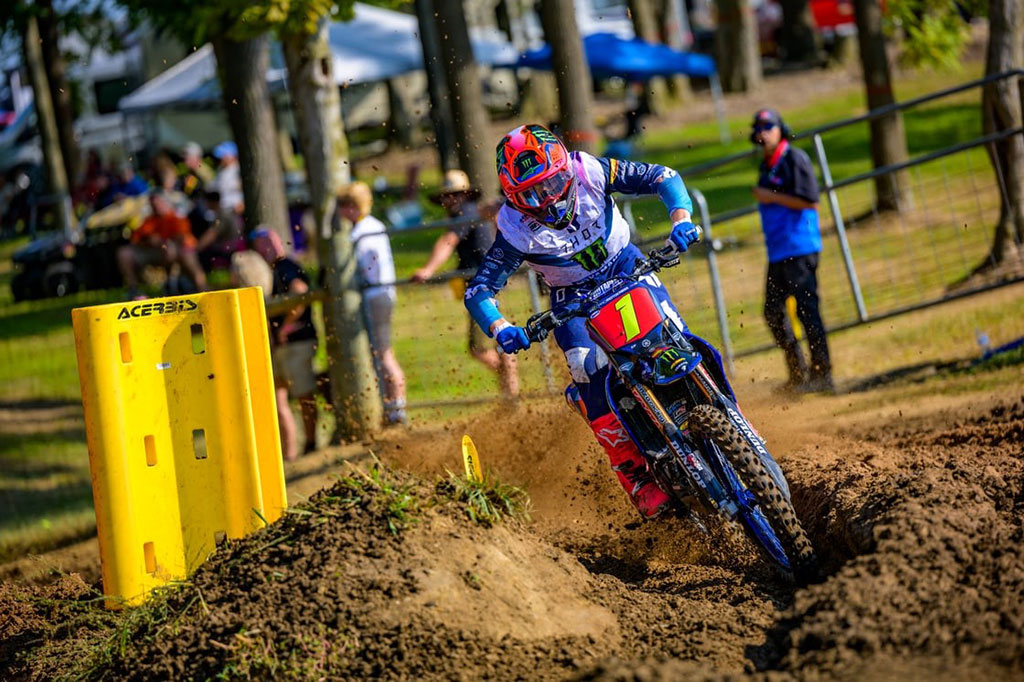 Monster Energy Yamaha Star Racing’s Haiden Deegan finishes the season with a Moto 2 victory at the Ironman National