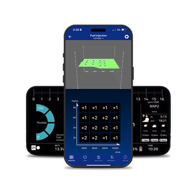 Power Tuner App shown on a phone