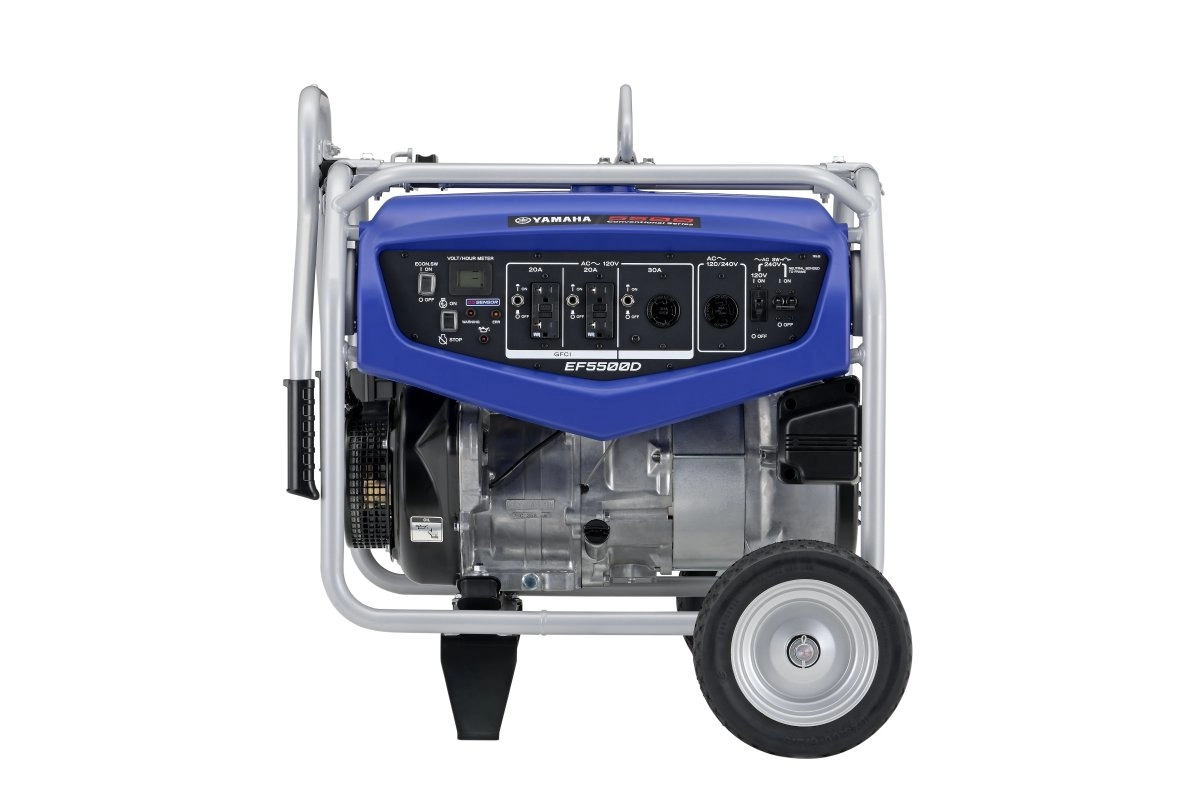EF5500DE/D GENERATOR Side Profile