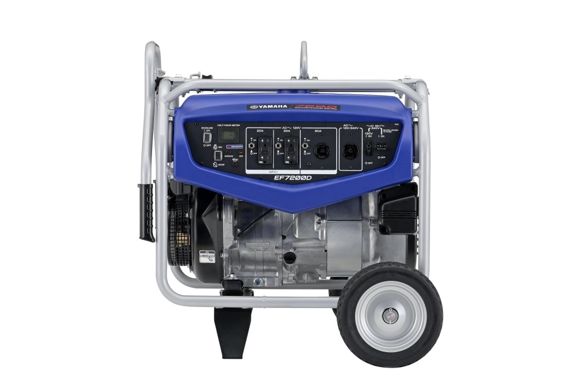 EF7200DE/D GENERATOR Side Profile